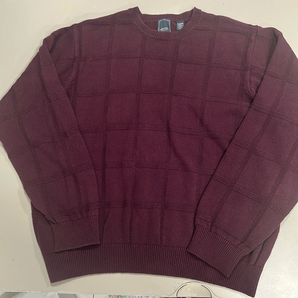 Arrow Men’s Crewneck Sweater - Maroon (Size XXL)